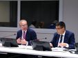 Il presidente Cirio e l’assessore Bussalino Il presidente Cirio e l’assessore Bussalino