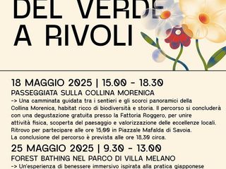 Rivoli sempre più green, in arrivo due eventi immersivi nella natura Rivoli sempre più green, in arrivo due eventi immersivi nella natura