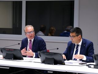 Il presidente Cirio e l’assessore Bussalino Il presidente Cirio e l’assessore Bussalino