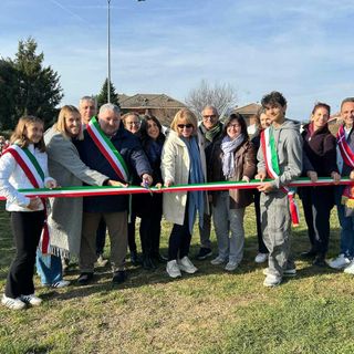 L'inaugurazione del nuovo parco