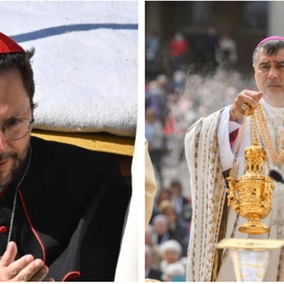 A sinistra Giorgio Marengo, a destra Roberto Repole