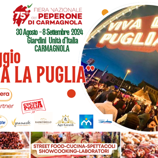 Alla 75esima Fiera Nazionale del Peperone di Carmagnola torna il Villaggio "Viva la Puglia"
