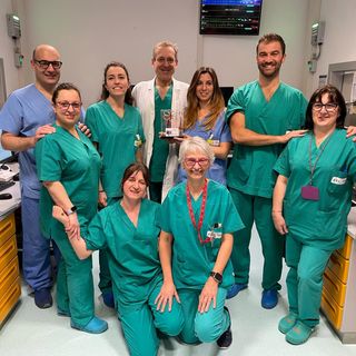 L'équipe di cardiologia dell’AslTo3