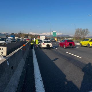 Doppio incidente sulla Tangenziale tra Collegno e Rivoli: traffico in tilt