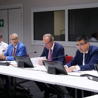 Il presidente Cirio e l’assessore Bussalino