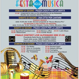 Ad Alpignano tutto pronto per l'edizione 2024 della Festa della Musica