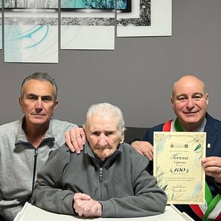 Collegno festeggia i 100 anni di Teresa Napione