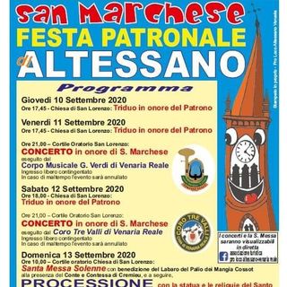 Altessano pronta a fare festa: anche quest'anno si celebra il patrono San Marchese