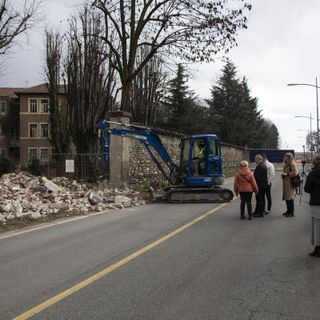 lavori al muro di collegno