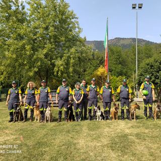 soccorritori con cani