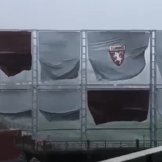 maltempo tra le 'vele' del filadelfia