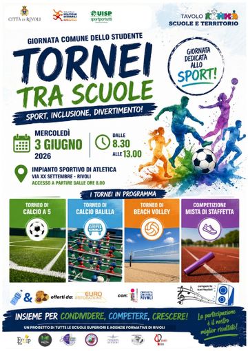 Tornano gli appuntamenti a Rivoli per gli studenti