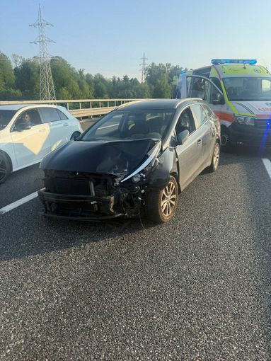 Incidente con dieci auto coinvolte in tangenziale