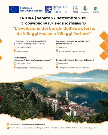 La narrazione dei borghi dell’entroterra protagonista a Triora: sabato il 2° convegno su turismo e sostenibilità La narrazione dei borghi dell’entroterra protagonista a Triora: sabato il 2° convegno su turismo e sostenibilità