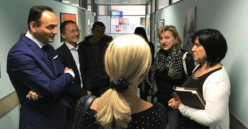 Cirio e Vignale in visita all’ospedale di Lanzo: “La Regione tuteli i presidi di valle e di montagna”