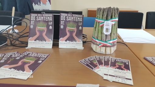 mazzi di asparagi e depliant mazzi di asparagi e depliant