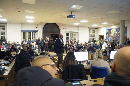 L'incontro nella sala consiliare