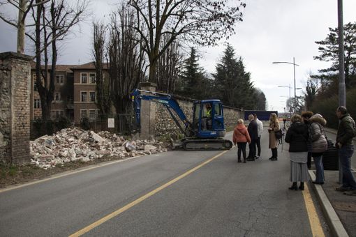 lavori al muro di collegno