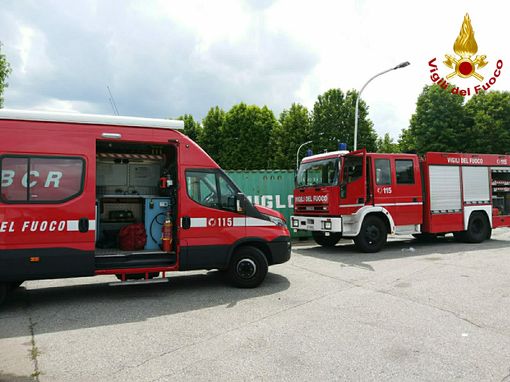 Valdellatorre, in fiamme una pineta impervia sul Musinè