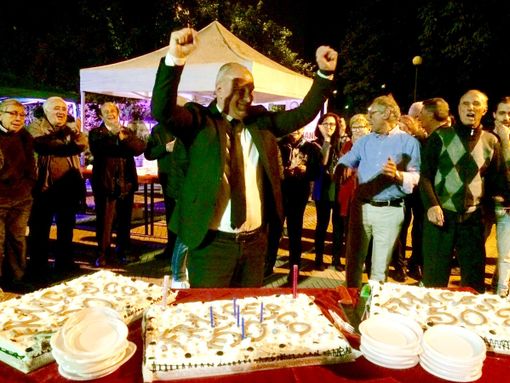 Il candidato sindaco Casciano festeggia il compleanno con i cittadini