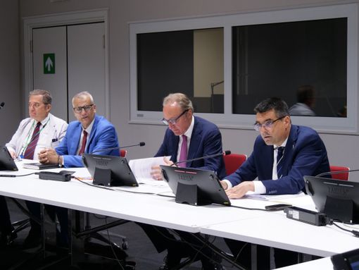 Il presidente Cirio e l’assessore Bussalino Il presidente Cirio e l’assessore Bussalino