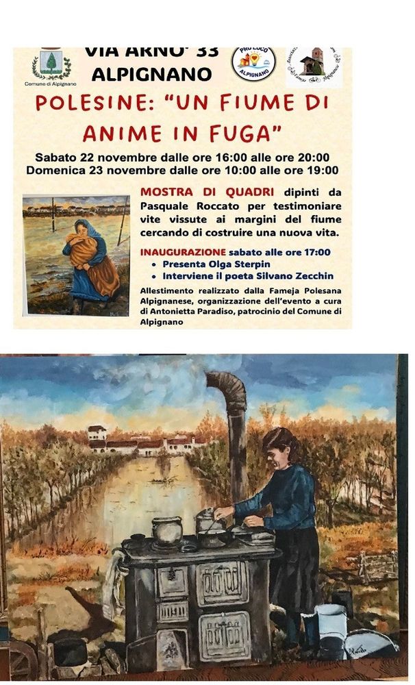 La locandina della mostra di Alpignano
