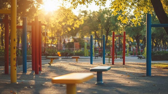 Immagine di archivio di un parco a Rivoli Immagine di archivio di un parco a Rivoli