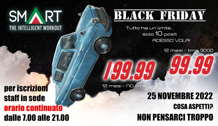 Nichelino: con Smart TIW è Black Friday anche per la tua palestra!