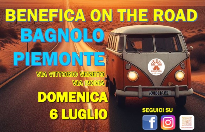 Eventi a Bagnolo Piemonte: grande ritorno di BENEFICA ON THE ROAD!