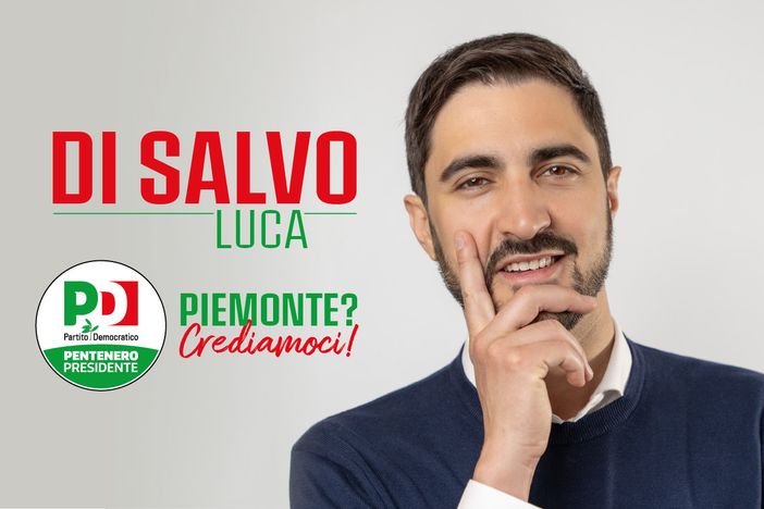 Elezioni Regionali, Luca Di Salvo (Partito Democratico): Piemonte? Crediamoci! Elezioni Regionali, Luca Di Salvo (Partito Democratico): Piemonte? Crediamoci!