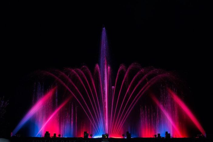 Le fontane luminose