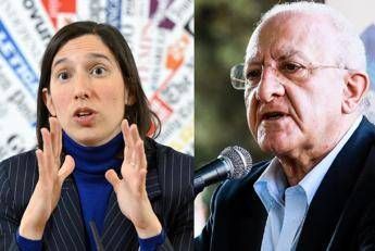 Regionali Campania, Schlein vede De Luca: "Niente veti su candidato" Regionali Campania, Schlein vede De Luca: "Niente veti su candidato"