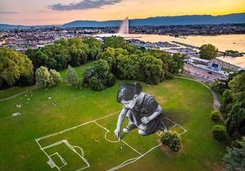 Europei calcio femminile, a Ginevra il dipinto 'naturale' che sta incantando il mondo Europei calcio femminile, a Ginevra il dipinto 'naturale' che sta incantando il mondo