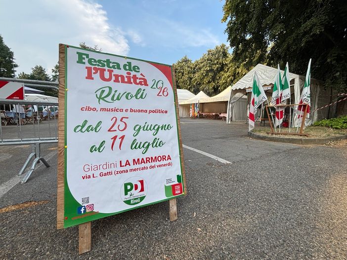 A Rivoli torna la storica Festa de l'Unità ai Giardini Lamarmora A Rivoli torna la storica Festa de l'Unità ai Giardini Lamarmora