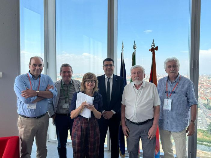 I membri del Comitato e l'assessore regionale Bussalino I membri del Comitato e l'assessore regionale Bussalino