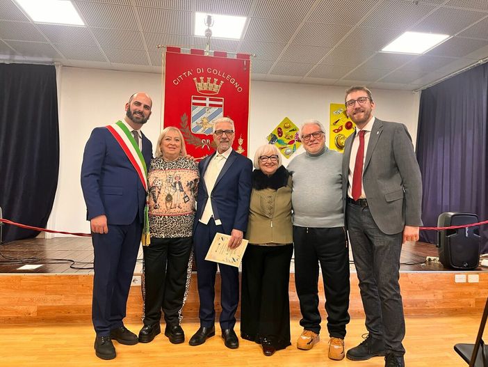 Un momento della festa organizzata a Collegno