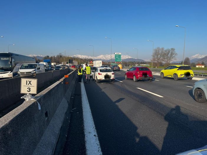 Doppio incidente sulla Tangenziale tra Collegno e Rivoli: traffico in tilt