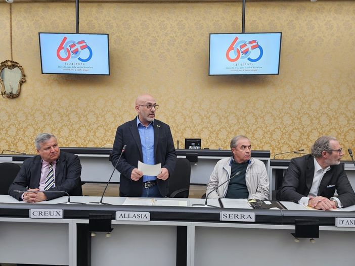 Il presidente del Consiglio regionale Stefano Allasia Il presidente del Consiglio regionale Stefano Allasia