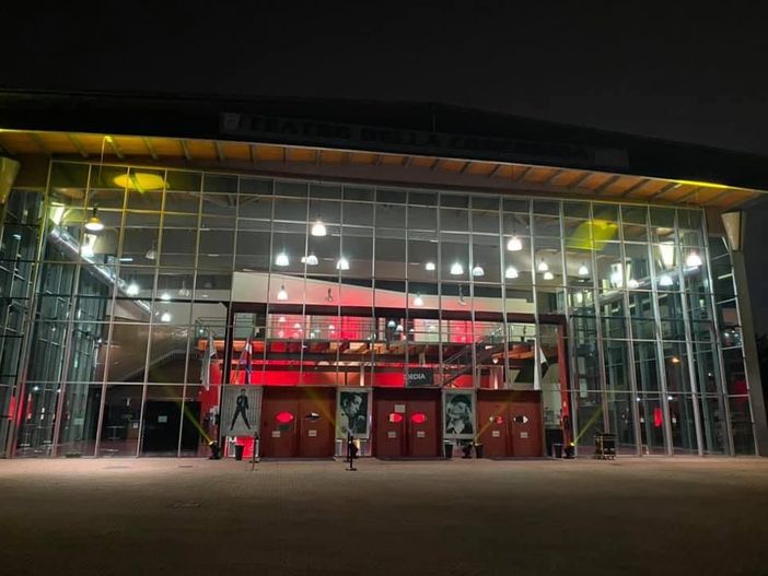 L'esterno del teatro Concordia di Venaria L'esterno del teatro Concordia di Venaria