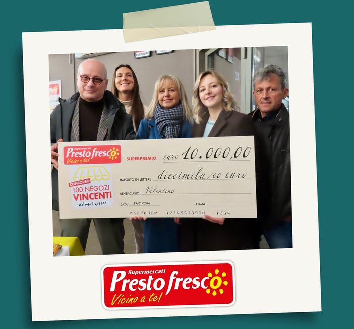 Valentina di Alba vince il superpremio da 10.000 euro: il lieto fine del concorso “100 Negozi Vincenti!” Valentina di Alba vince il superpremio da 10.000 euro: il lieto fine del concorso “100 Negozi Vincenti!”