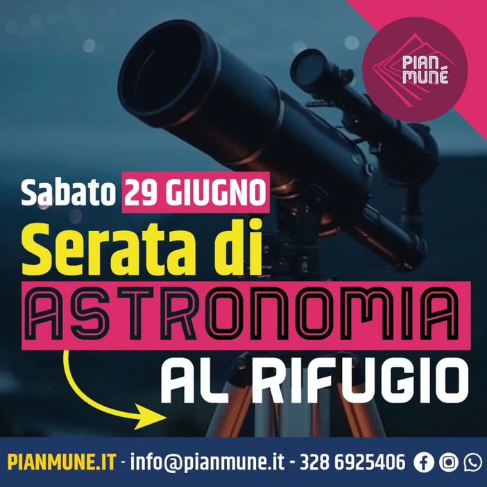 Pian Munè: Serata di astronomia al rifugio Pian Munè: Serata di astronomia al rifugio