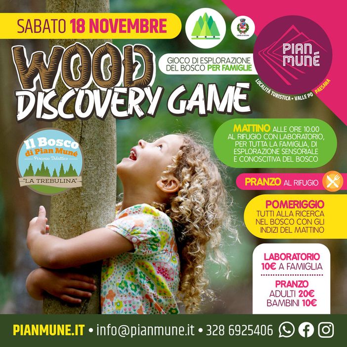 Pian Munè di Paesana: Wood discovery game, un’avventura per tutta la famiglia Pian Munè di Paesana: Wood discovery game, un’avventura per tutta la famiglia
