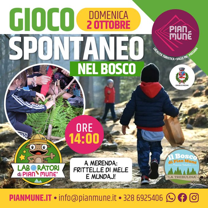 Il "Benvenuto autunno” di Pian Munè di Paesana Il "Benvenuto autunno” di Pian Munè di Paesana