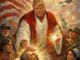 Luce divina e fedeli in preghiera, Trump come Gesù nell'immagine Ai postata su Truth Luce divina e fedeli in preghiera, Trump come Gesù nell'immagine Ai postata su Truth