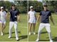 Sinner, buca a golf ed esultanza... alla Ronaldo