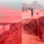 Mare 'rosso sangue' in Iran, lo spettacolo sull'isola di Hormuz