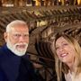 Italia-India, Meloni accoglie l'amico Modi: "Welcome to Rome" Italia-India, Meloni accoglie l'amico Modi: "Welcome to Rome"