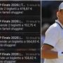 Sinner salta le Atp Finals, i tifosi... rivendono i biglietti: "No Jannik, no tennis"