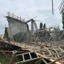 Una immagine del crollo del ponteggio del 5 ottobre 2022