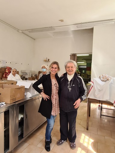 Da Cristina Sartorio un aiuto generoso alla 'mensa dei poveri' di Torino